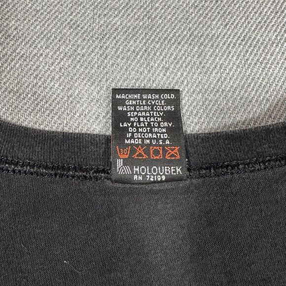 Vintage Women’s Harley Davidson Y2K Motorcycle T-Shirt Medium Reno NV Flame Wolf - Picture 8 of 11